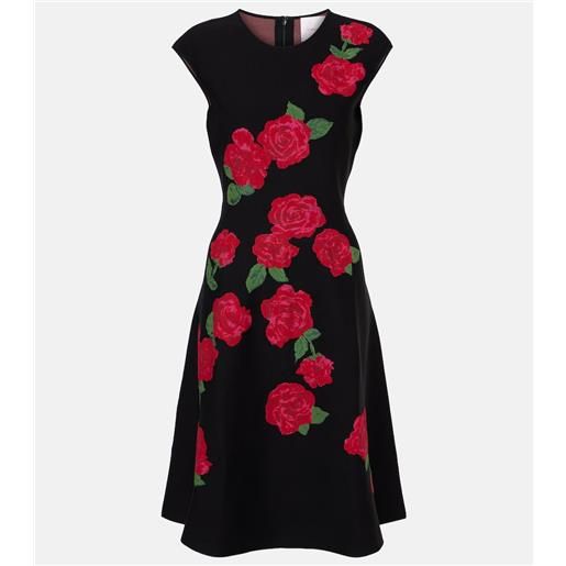 Carolina Herrera abito corto in jaquard
