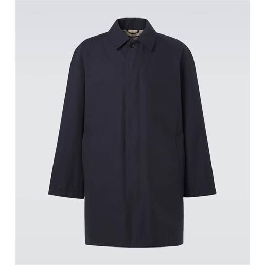 Dunhill soprabito in twill di cotone