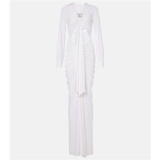 Christopher Esber abito lungo in jersey