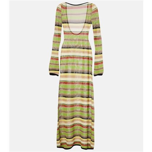 SIR abito lungo coastline a righe