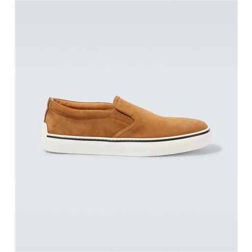 Tod's slip-on in suede