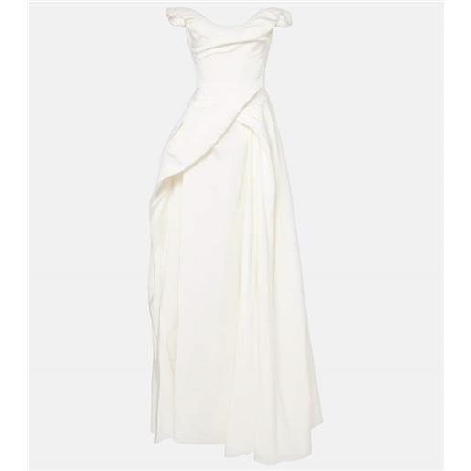 Vivienne Westwood bridal - abito lungo tabitha in faille