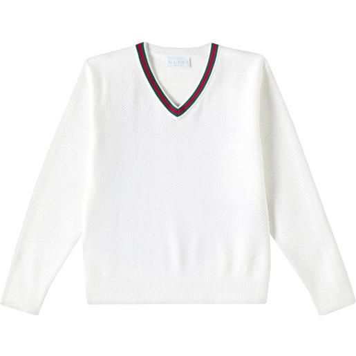 Gucci Kids pullover in misto cotone
