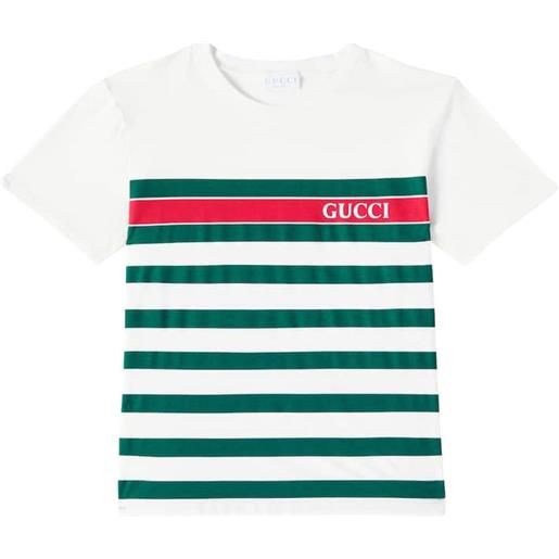 Gucci Kids t-shirt in cotone a righe