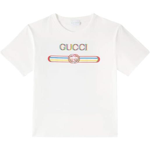 Gucci Kids t-shirt in jersey di cotone con stampa