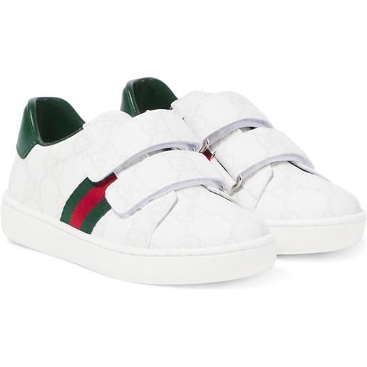 Gucci Kids sneakers web in pelle
