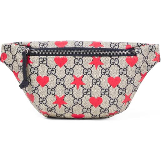 Gucci Kids marsupio in canvas con stampa gg