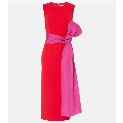 Carolina Herrera abito midi con fiocco