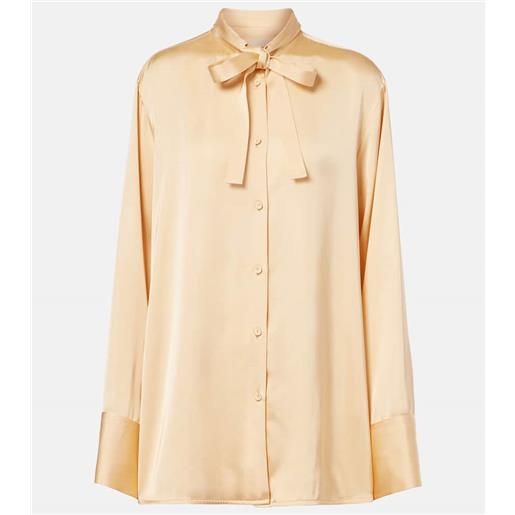Jil Sander blusa in raso
