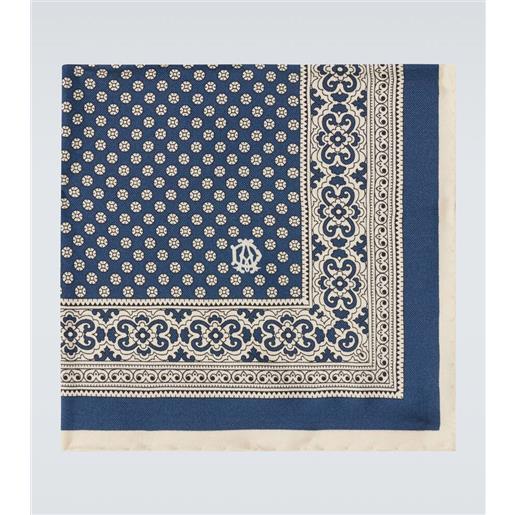 Dunhill fazzoletto da taschino in seta