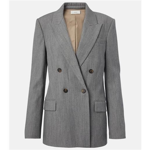 Vince blazer doppiopetto in twill