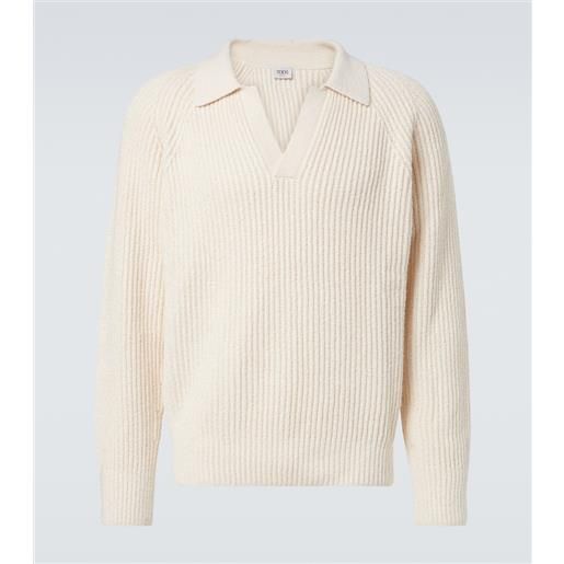 Tod's polo in cotone a coste