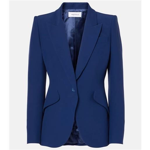 McQueen blazer in crãªpe