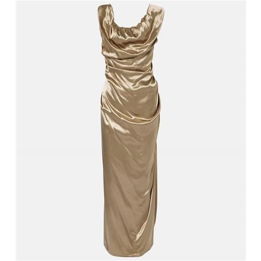 Vivienne Westwood abito lungo ginnie con ruches