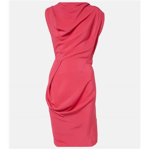 Vivienne Westwood abito midi fond drappeggiato