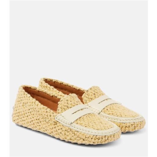 Tod's mocassini gommino in bouclã©