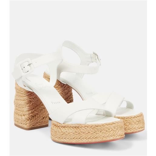 Christian Louboutin espadrillas calakala 70 in pelle