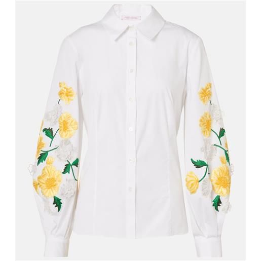 Carolina Herrera camicia in popeline di misto cotone