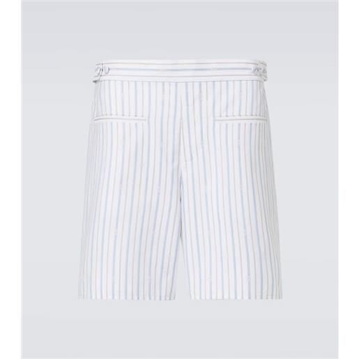 McQueen bermuda in cotone a righe