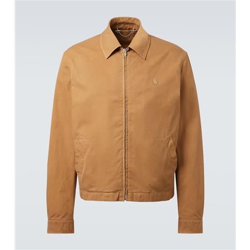 McQueen giacca blouson skull in cotone