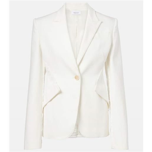 McQueen blazer di jeans