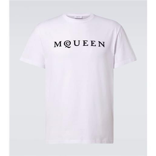 McQueen t-shirt in cotone con logo