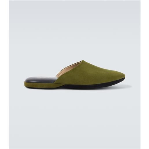 Charvet slippers in suede