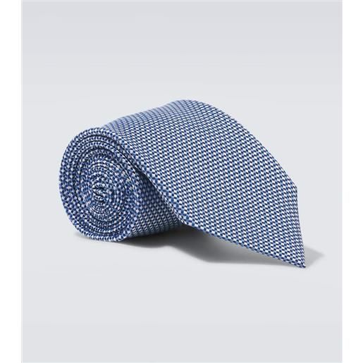 Charvet cravatta in jacquard di seta