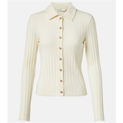 Vince cardigan in maglia a coste