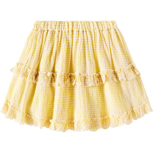 Tartine et Chocolat gonna in misto cotone a quadri