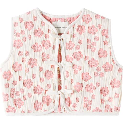 The New Society gilet leontis in cotone con stampa
