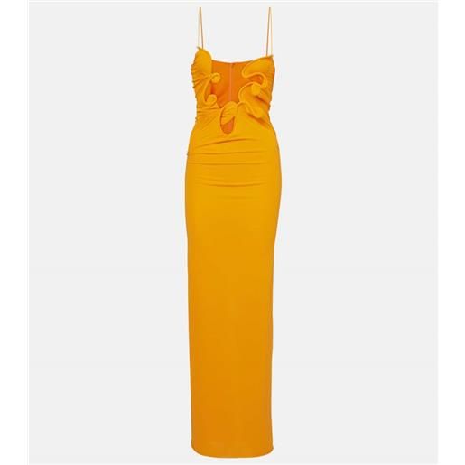 Christopher Esber abito lungo venus con cut-out