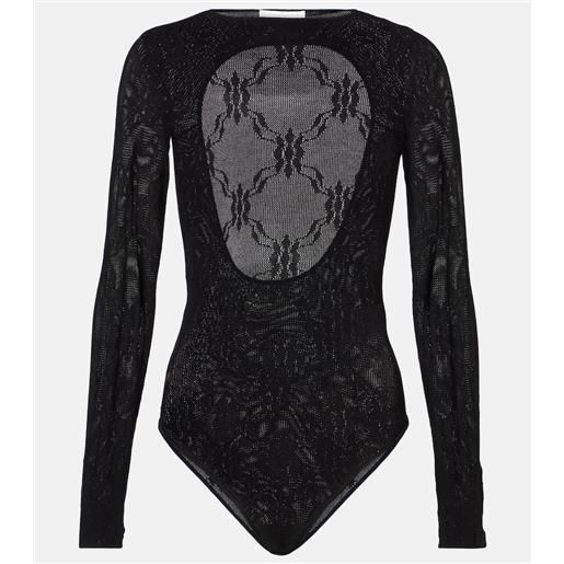 Victoria Beckham body in mesh