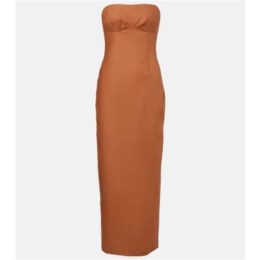 SIR abito lungo evalita in lino