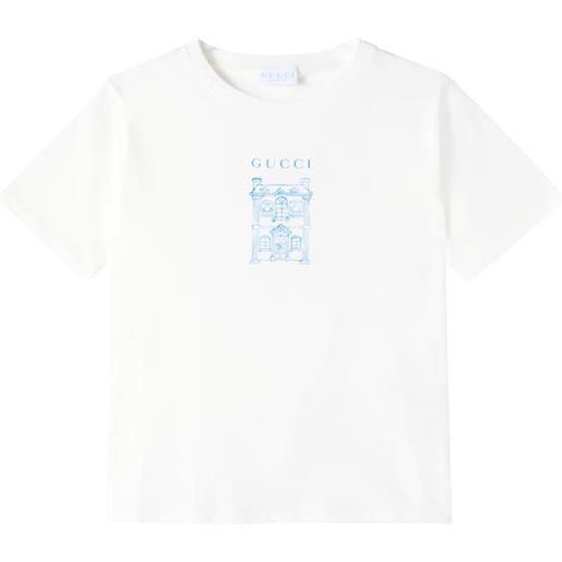 Gucci Kids t-shirt in jersey di cotone con stampa