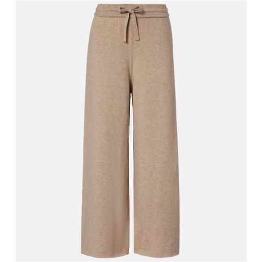 Jil Sander pantaloni in cashmere a gamba larga