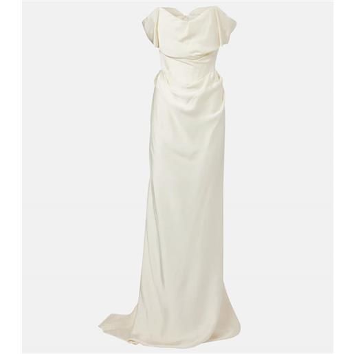 Vivienne Westwood bridal - abito lungo nova cocotte in raso