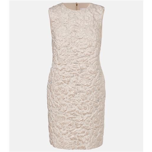 Carolina Herrera abito a tubino con lamã©