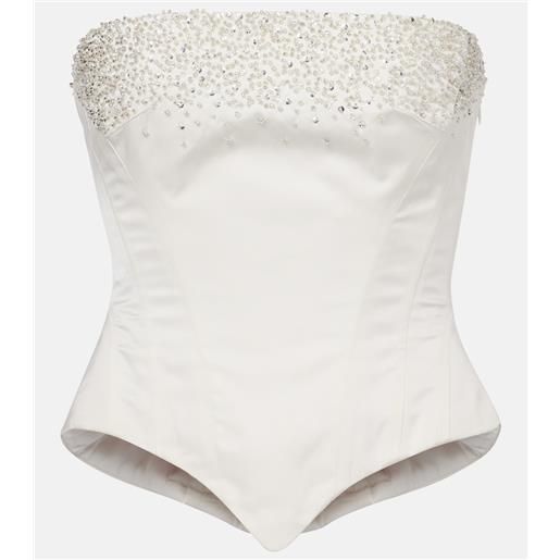 Clio Peppiatt bustier evie con perline