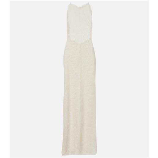 Alexandra Miro abito lungo arabella in pizzo