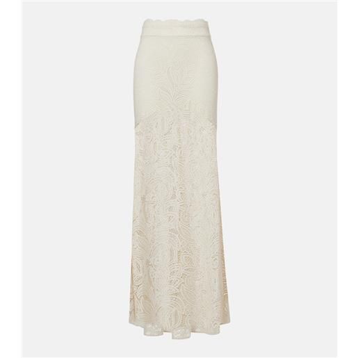 Alexandra Miro gonna lunga juniper in pizzo