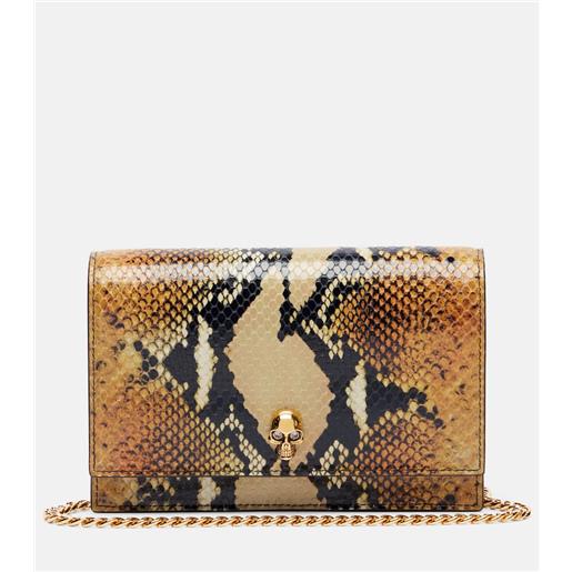 McQueen borsa a tracolla skull small in pelle