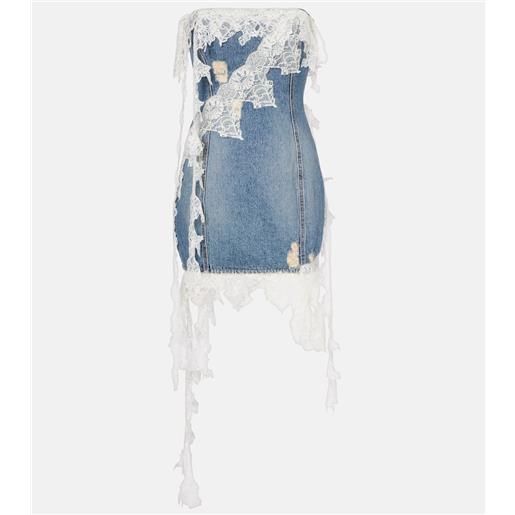 Blumarine abito corto in denim