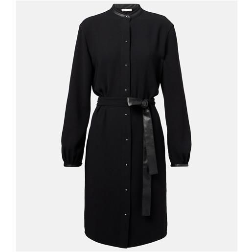 Vince abito chemisier con pelle