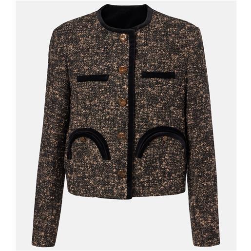 Blaze Milano blazã© milano giacca shamo in tweed di misto lana