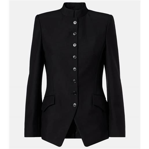McQueen blazer in lana e mohair