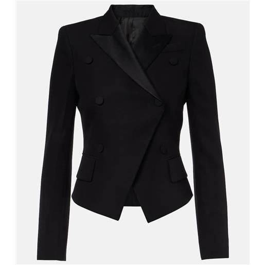 McQueen blazer doppiopetto in misto lana
