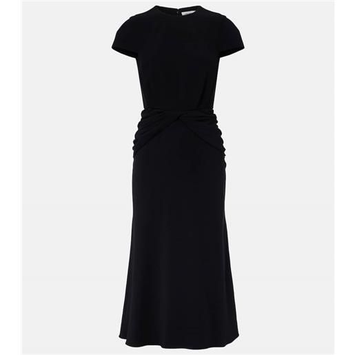 McQueen abito midi in crãªpe