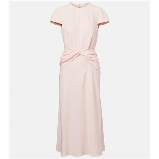 McQueen abito midi in crãªpe