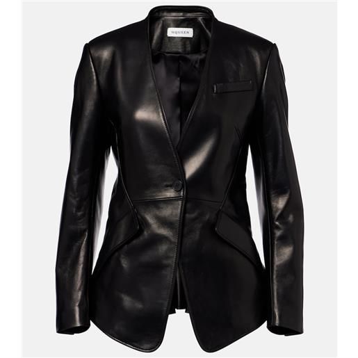 McQueen blazer in pelle